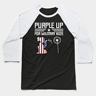 Purple Up For Military Kids - Month of the Military Child 2023 Baseball T-Shirt